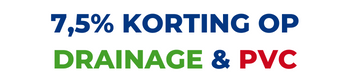 7,5% korting op PVC!