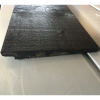 Zwart zweeds rabat vuren lengte 360 cm 2x zwart gespoten werkend 17,5 cm (bestelartikel)
