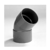 Bocht 125 mm 45 graden 2xlijm