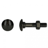 Slotbout 4.8 DIN 603/555 M6x70 BT/4st zwart