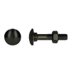Slotbout 4.8 DIN 603/555 M8x30 BT/6st zwart