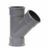T-stuk 200 mm 45 graden 3xmanchet (bestelartikel)
