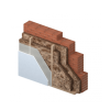 Knauf Acoustifit glaswolplaat 60x135 cm dikte 70 mm (inhoud pak 8,10 m2) R-waarde 1,85