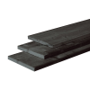 Douglas plank fijnbezaagd 22x200 mm zwart lengte 300 cm (bestelartikel)