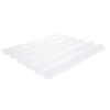 Transparante golfplaat 110x122 cm 177/51 mm Massief pvc (bestelartikel)