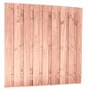 Douglas fijnbezaagd plankenscherm 19-planks 15 mm, 180 x 180 cm t.b.v. betonsysteem, onbehandeld. (bestelartikel)