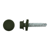 4.8x35 mm Bout dakpanprofielplaat groen RAL 6007 100 stuks