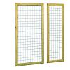 Grenen betonijzertrellis met maas 7,5 x 7,5 cm, in raamwerk 4,4 x 6,8 cm, 90 x 180 cm, groen ge#mpregneerd.