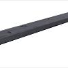 Grenen geschaafde afdekkap met sponning (6,1 cm) 3,5 x 8,5 x 180 cm t.b.v. rechtscherm, zwart gedompeld.