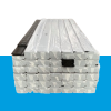 Zwart vuren sponningschroot, zichtzijde fijnbezaagd  18x130 mm werkend lengte 360 cm (bestelartikel)