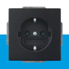 WCD RA 1-voudig inbouw mat zwart Future Linear BJ