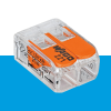 Wago 2v verbindingsklem t/m 4 mm2 verpakt per 16 stuks