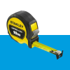 Rolbandmaat Control-Lock 10m - 25mm