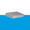 Afbreekmesjes 18mm - 10 stuks/dispenser