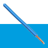 Vd Draad 2.5 blauw 100 m1