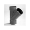 T-stuk 125 mm 45 graden 3xlijm