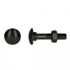 Slotbout 4.8 DIN 603/555 M8x70 BT/6st zwart