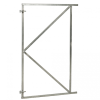 Stalen poortframe vuurverzinkt verstelbaar 100x155 cm