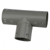 T-stuk rond 60 mm drainage 3 x klikmof