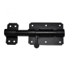 Plaatgrendel 80x60 mm zwart (inclusief schroeven)
