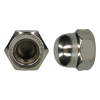 Zeskant dopmoer Din 1587 M10 inox RVS (A2) verpakt per 100 stuks (bestelartikel)