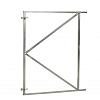 Stalen poortframe verstelbaar vuurverzinkt 150 x 155 cm.