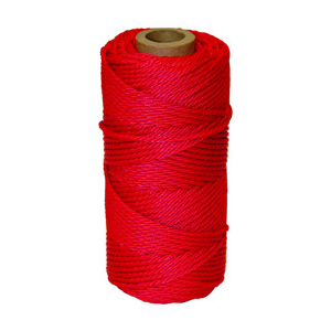 Metseldraad nylon rood kruisspoel 50 m1