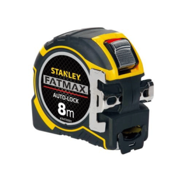 Rolbandmaat Stanley 8 m1 32 mm versterkt met automatische blokkeerknop FatMax