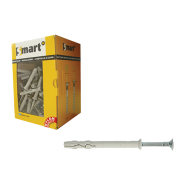 Slagplug met verzonken boord 5x40 mm verpakt per 100 stuks