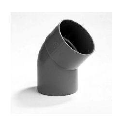 Bocht 110 mm 45 graden mof/spie (1x lijm)