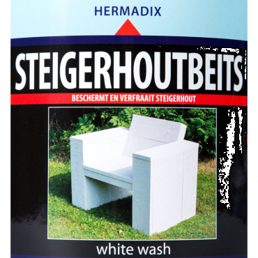 Steigerhoutbeits white wash 750 ML