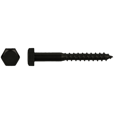 Houtfret DIN 571 Ø8x40 DCB zwart