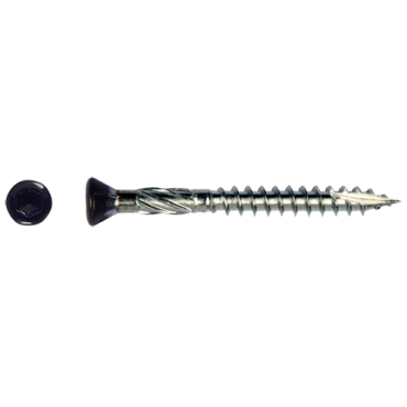 Potdekselschroef VZK-T zwart  * 5x50 Inox C2 T25 verpakt per 200 stuks