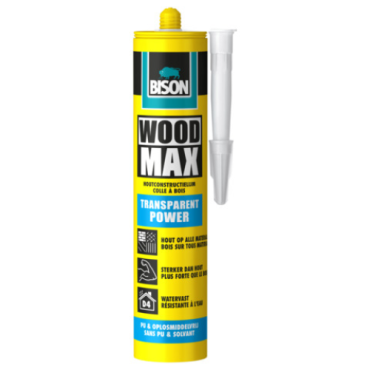 Bison Wood Max Transparant Power koker 320g