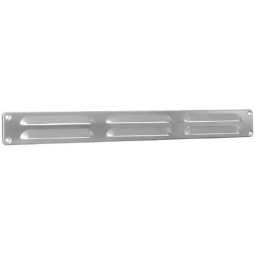 Nedco schoepenrooster aluminium met omgezette rand 370x40 mm