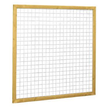 Gaastrellis rechthoek 180x180 cm mw. 75x75 mm dikte 5 mm (bestelartikel)