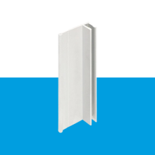 Basis eindprofiel aluminium Keralit lengte 400 cm 2807