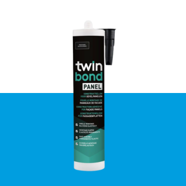 Tec7 Twinbond zwart 310 ml Rockpanel (bestelartikel)