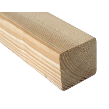 Vuren 44x44 mm geschaafd lengte 480 cm