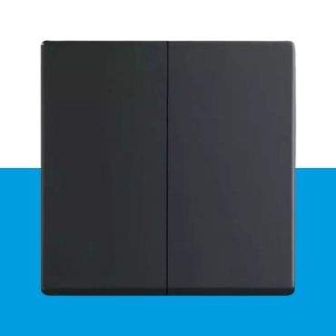 Schakelwip serie mat zwart Future Linear