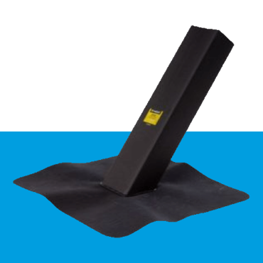 Pandser EPDM stadsuitloop 60x80 mm 45 graden