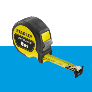 Rolbandmaat Control-Lock 8m - 25mm
