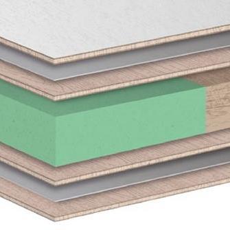 Interdoor geïsoleerde buitendeurplaat  95x215 cm dikte 40 mm (bestelartikel)
