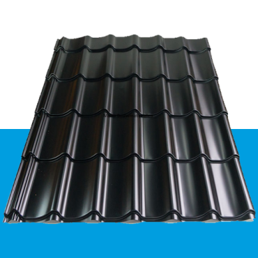 Dakpanprofielplaat zwart 110x330 cm (bestelartikel)
