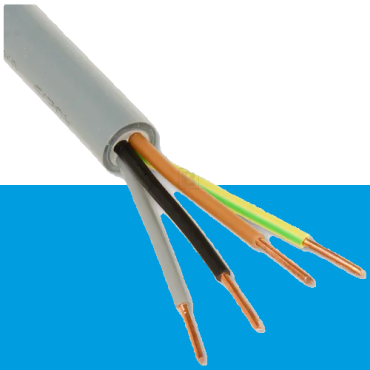 4x2.5 mm Grijze kabel XMVK - MB rol 20 meter