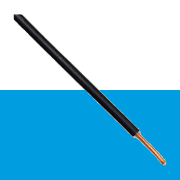 Vd Draad 1.5 zwart 100 m1