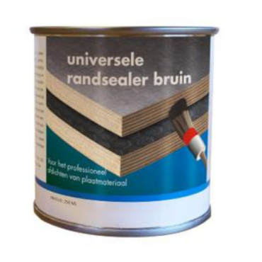 Randsealer donkerbruin inhoud 1000 ml