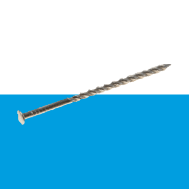 Schroefnagel 2.5x40 mm RVS Bolkop verpakt per 1 KG