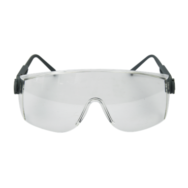 Ce veiligheidsbril zwart nylon frame