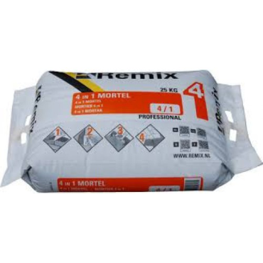 Remix 4-1 mortel verpakt per 25 kg